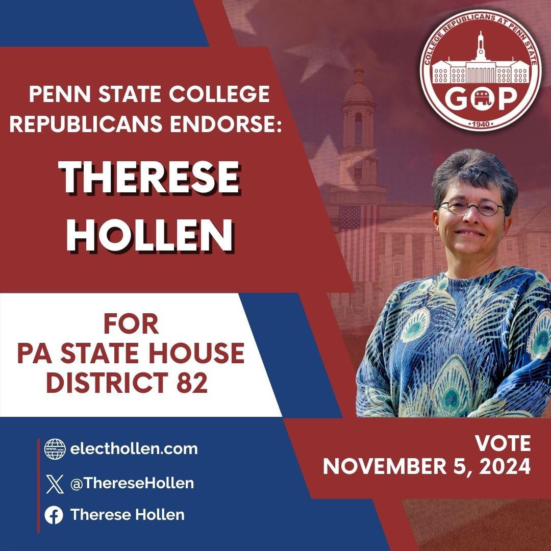 Penn State College Republicans Endorse Therese Hollen